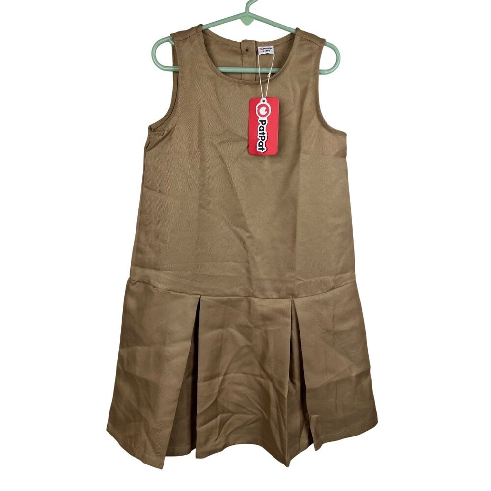 PatPat Khaki Jumper Dress ** NWT SLIGHT PILLING BODICE**